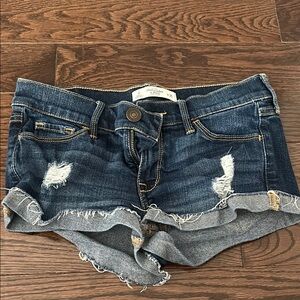 Abercrombie & Fitch Dark Wash Denim Shorts